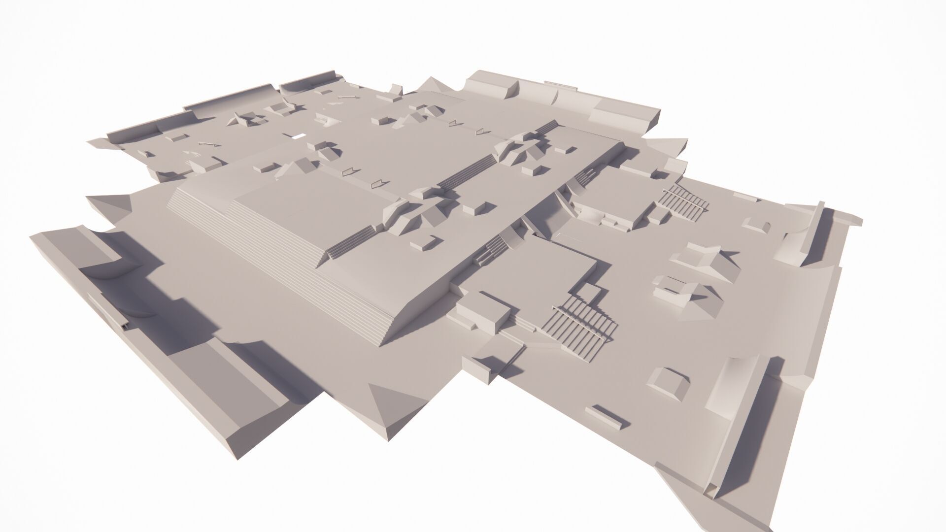 Skatepark-Skate Park PACK 3D model_13