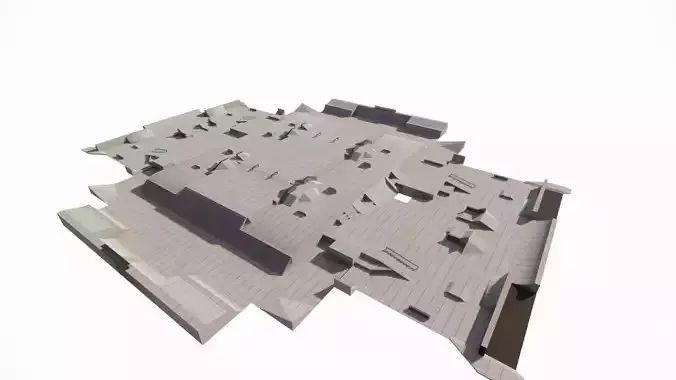 Skatepark-Skate Park PACK 3D model Skatepark-Skate Park PACK 3D model