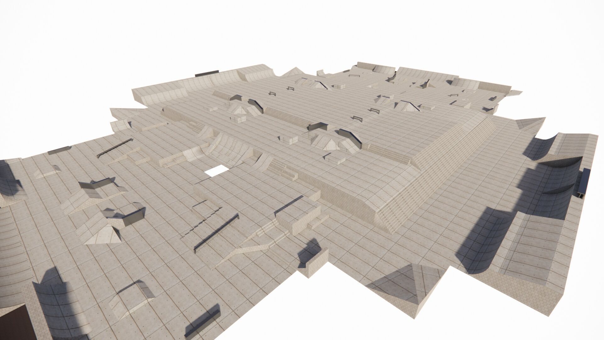 Skatepark-Skate Park PACK 3D model_7