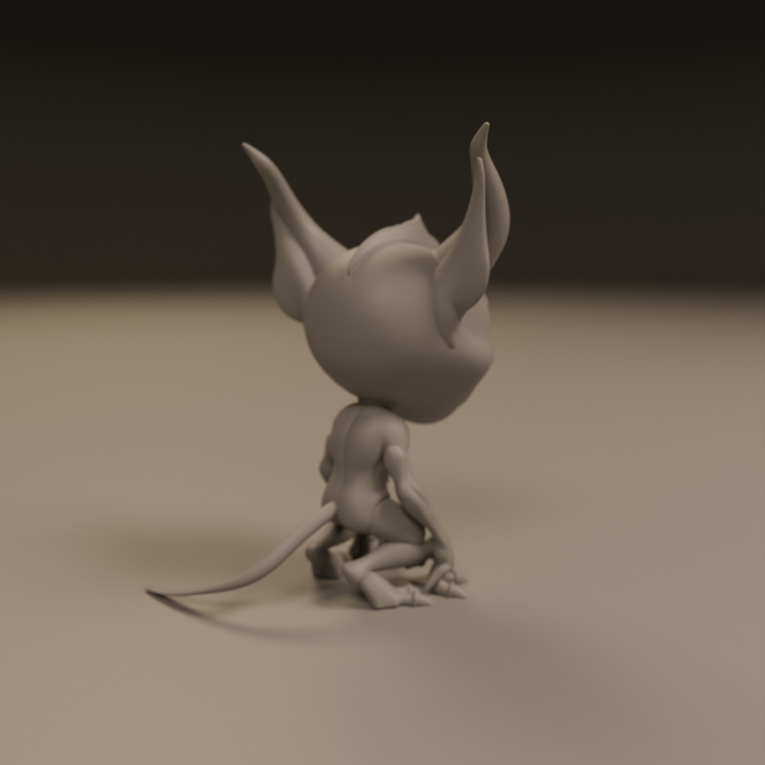 cartoon demon 3D print model_15