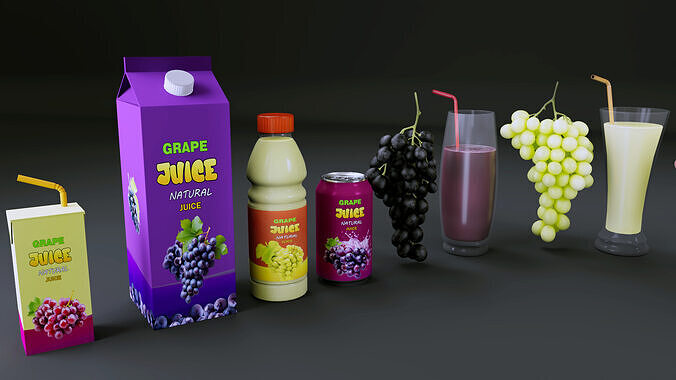 Grape 3D model 7