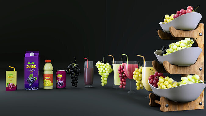 Grape 3D model 3