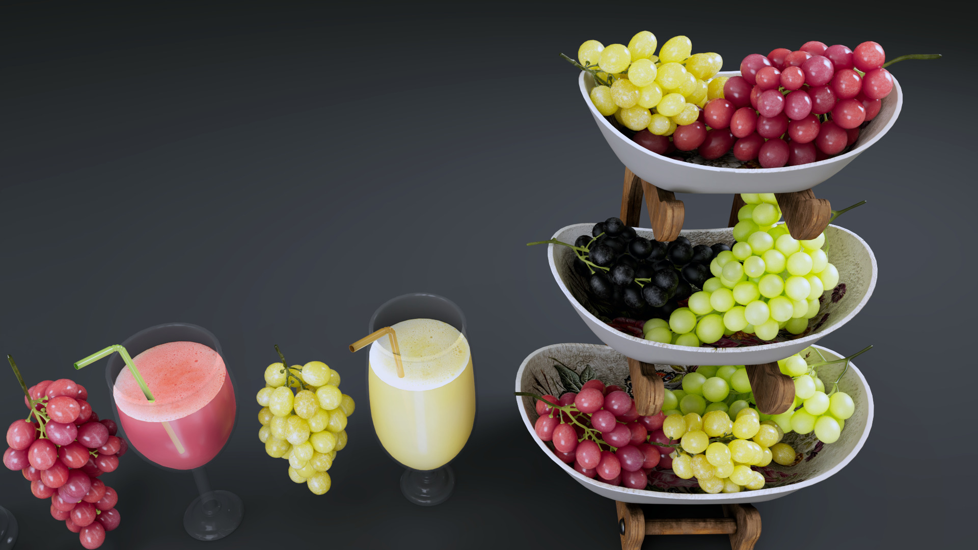 Grape 3D model_9