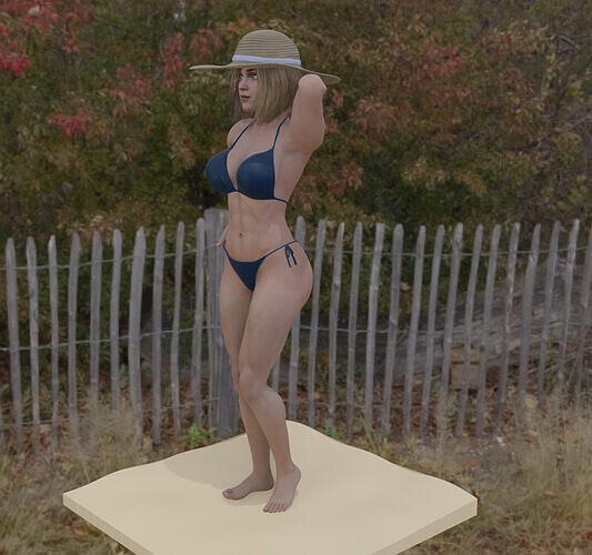 Sexy Beach Girl 3D print model