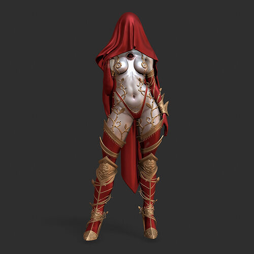 Roses 3D print model