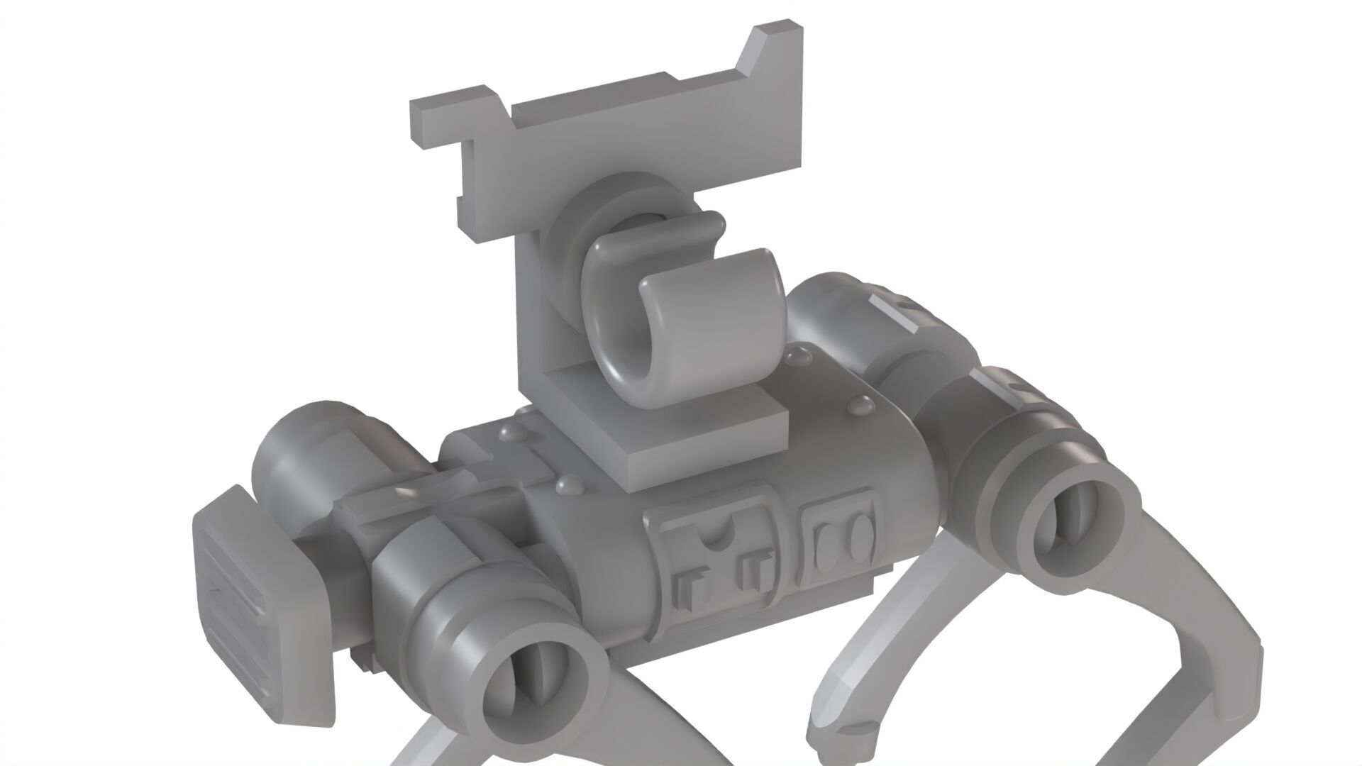 Lego Scanned Robot Dog 3D model_11