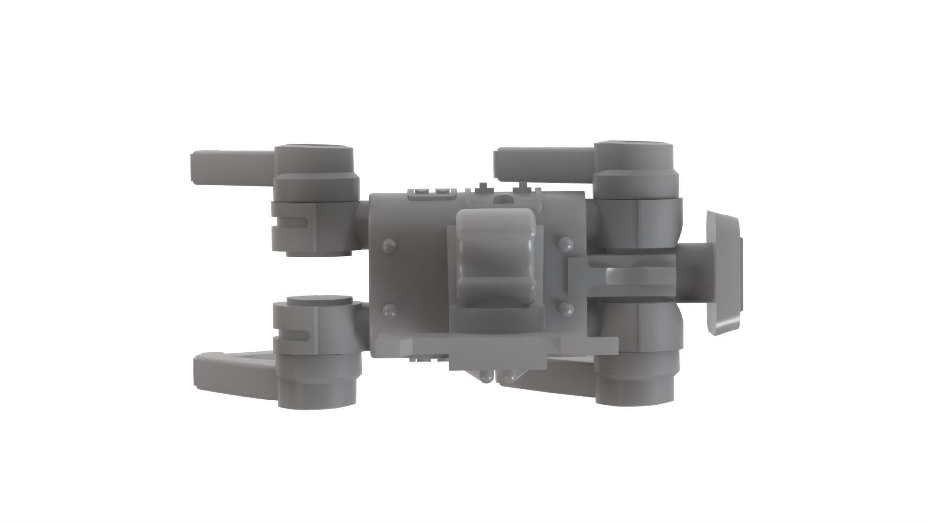 Lego Scanned Robot Dog 3D model_8