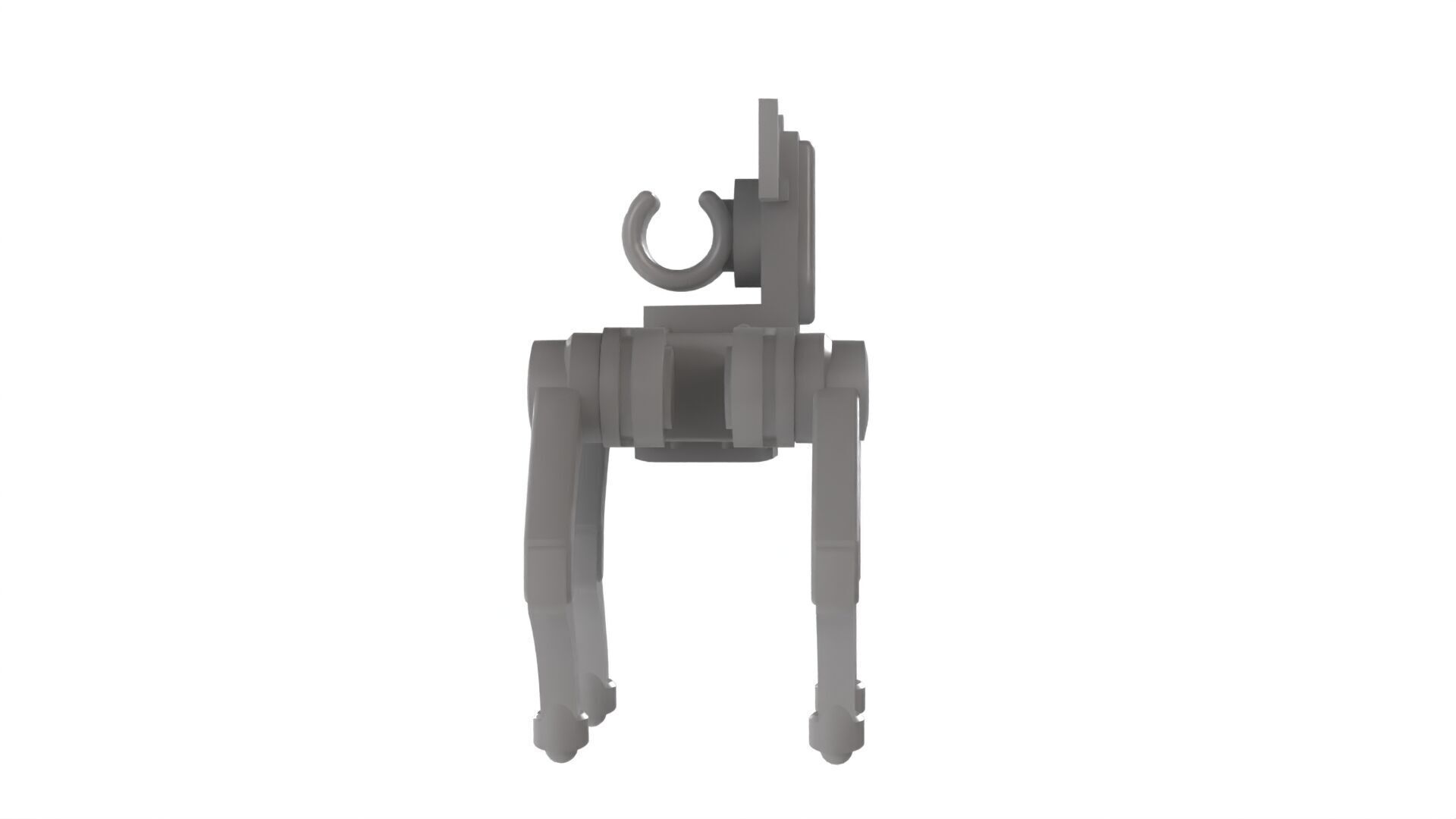 Lego Scanned Robot Dog 3D model_5