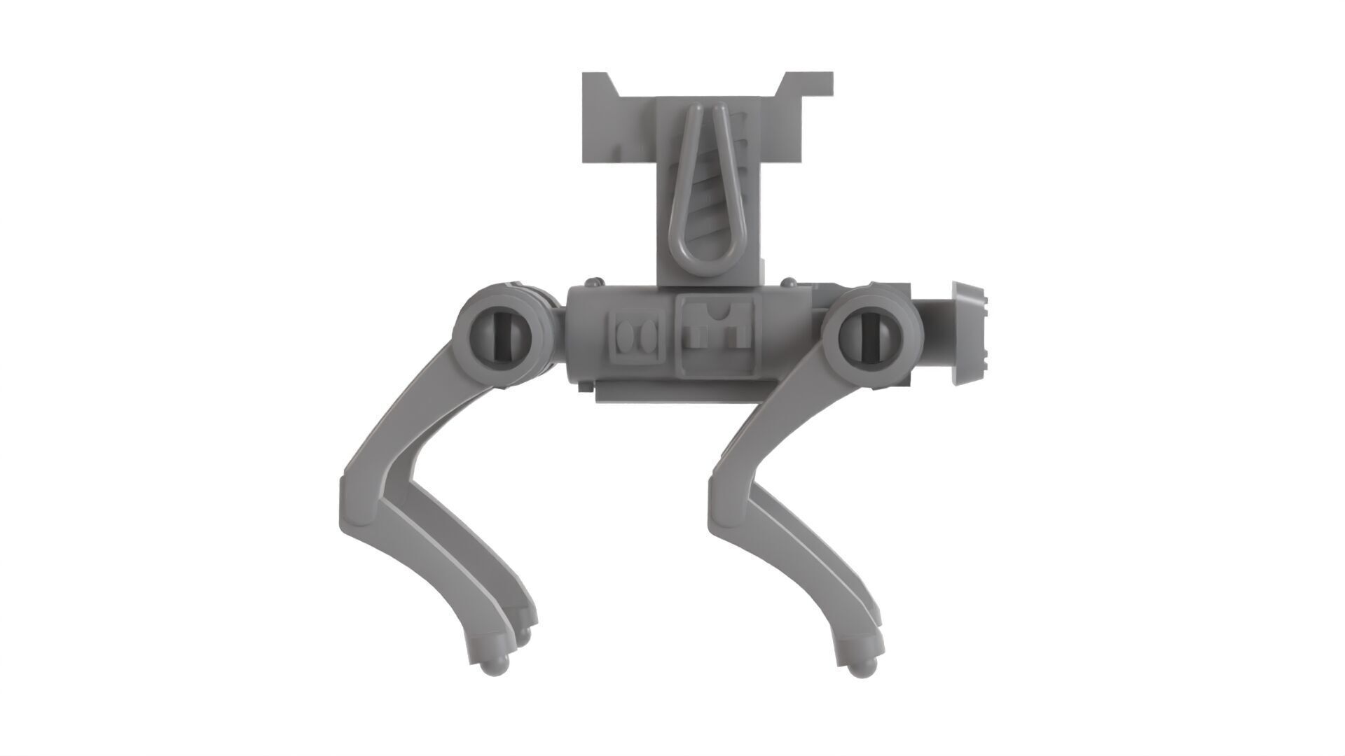 Lego Scanned Robot Dog 3D model_7