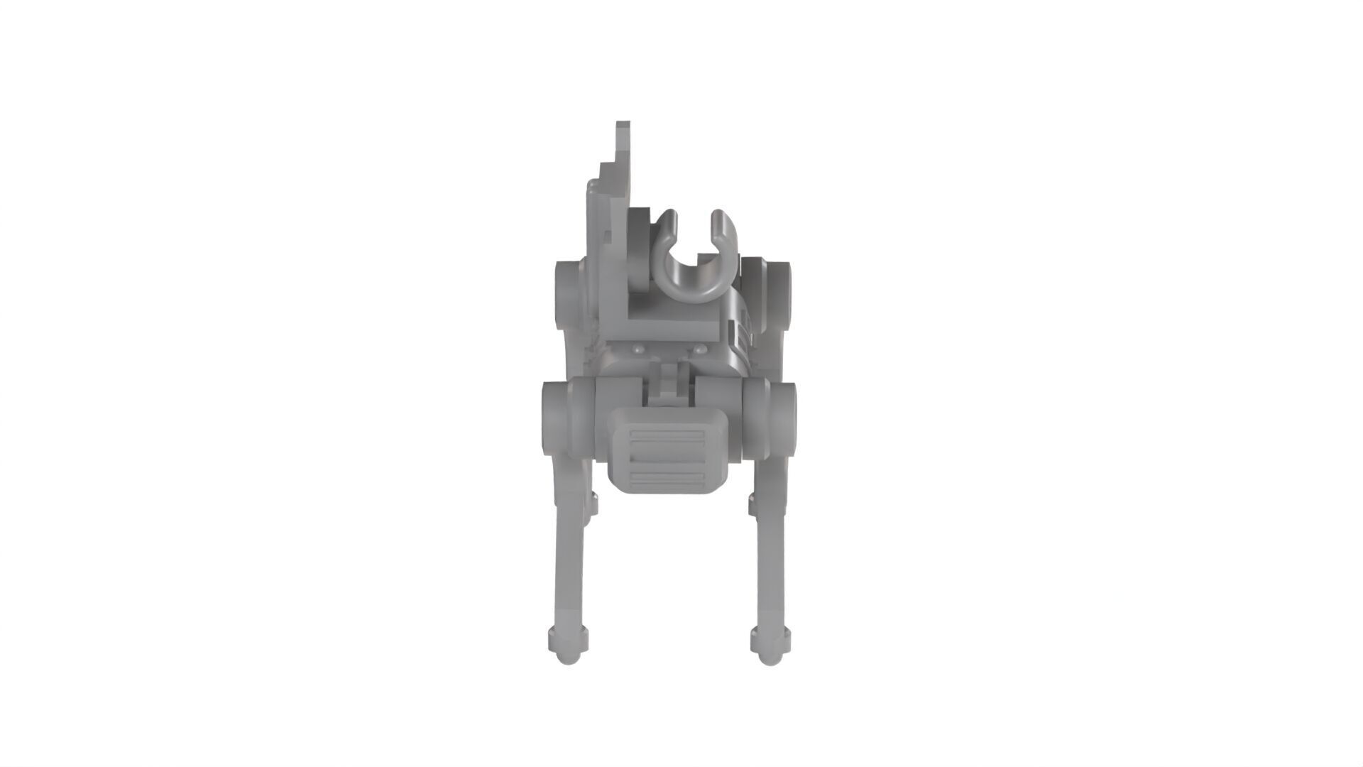 Lego Scanned Robot Dog 3D model_9