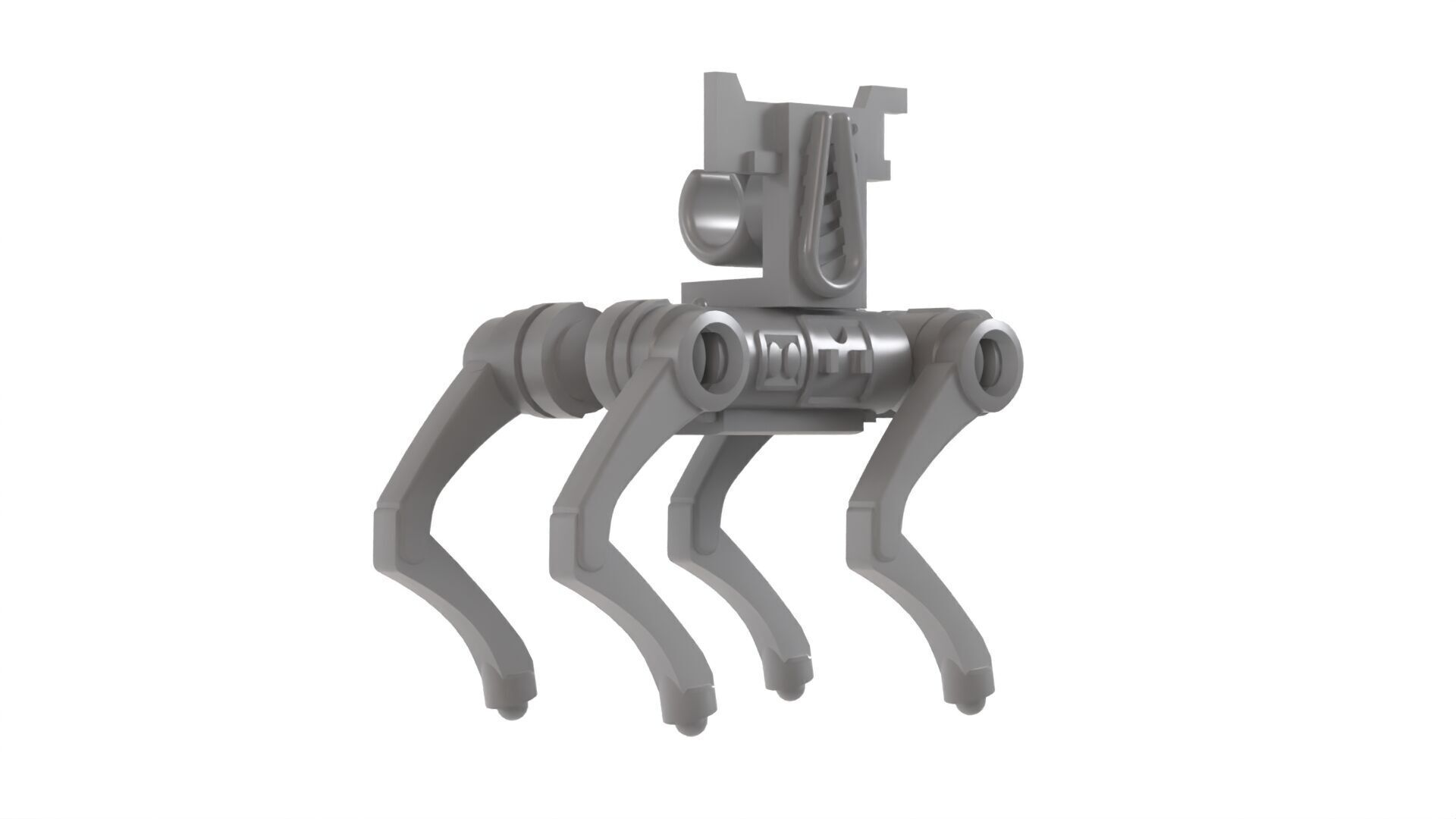 Lego Scanned Robot Dog 3D model_6