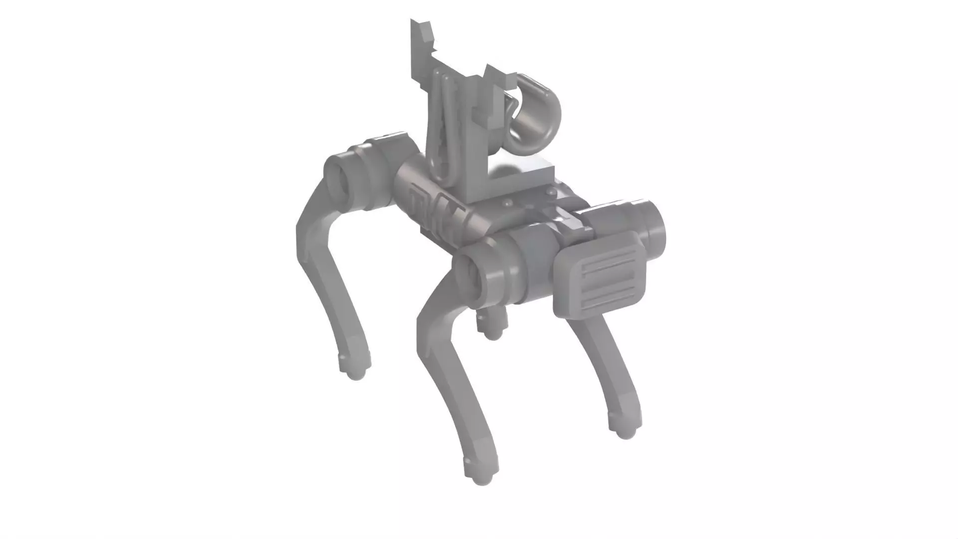 Lego Scanned Robot Dog 3D model_0