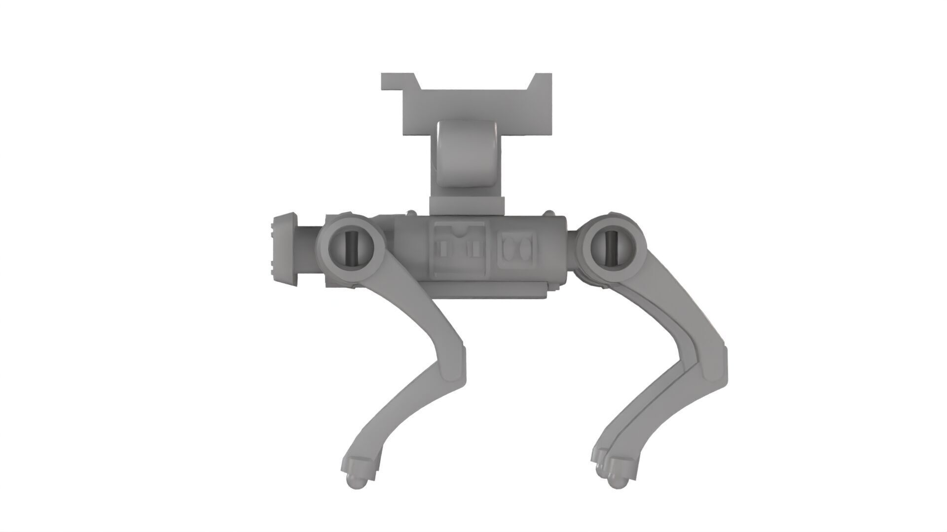 Lego Scanned Robot Dog 3D model_3