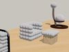 Modern Chair 3D Model OBJ Files for 3D Printing and CGI 3D model_1