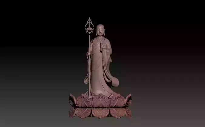 Bodhisattva 3D Printable Statue