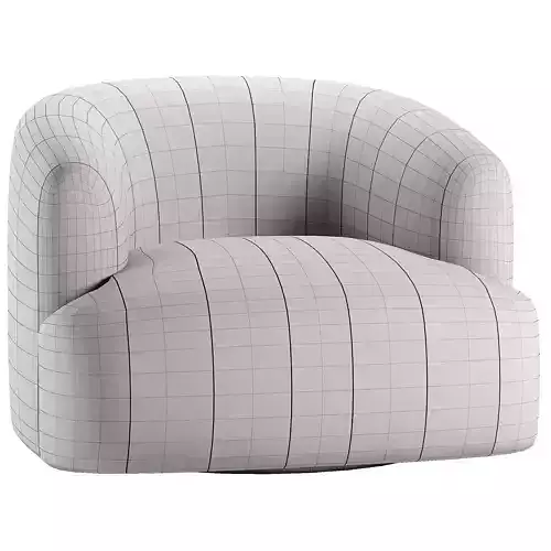 Elliana Swivel Chair - Blamont Cream