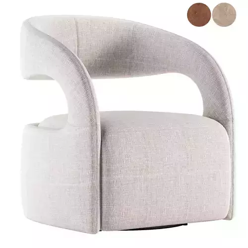 Hawkins Swivel Chair - Omari Natural