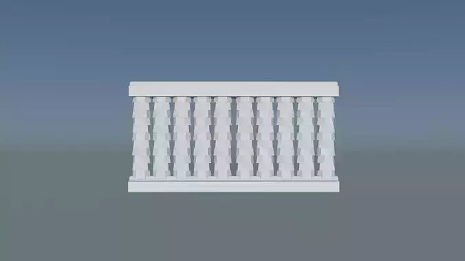 3D Concrete Baluster 3D print model