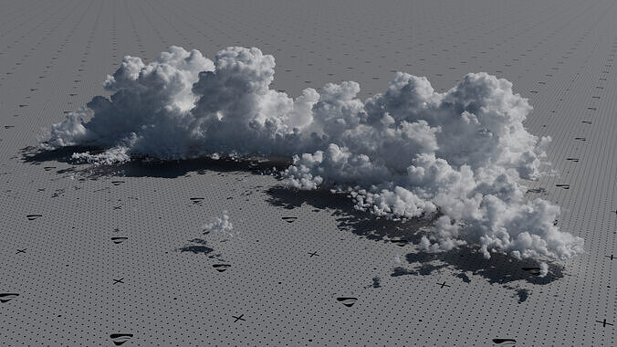 VDB Cumulonimbus Cloud Field 8 3D model