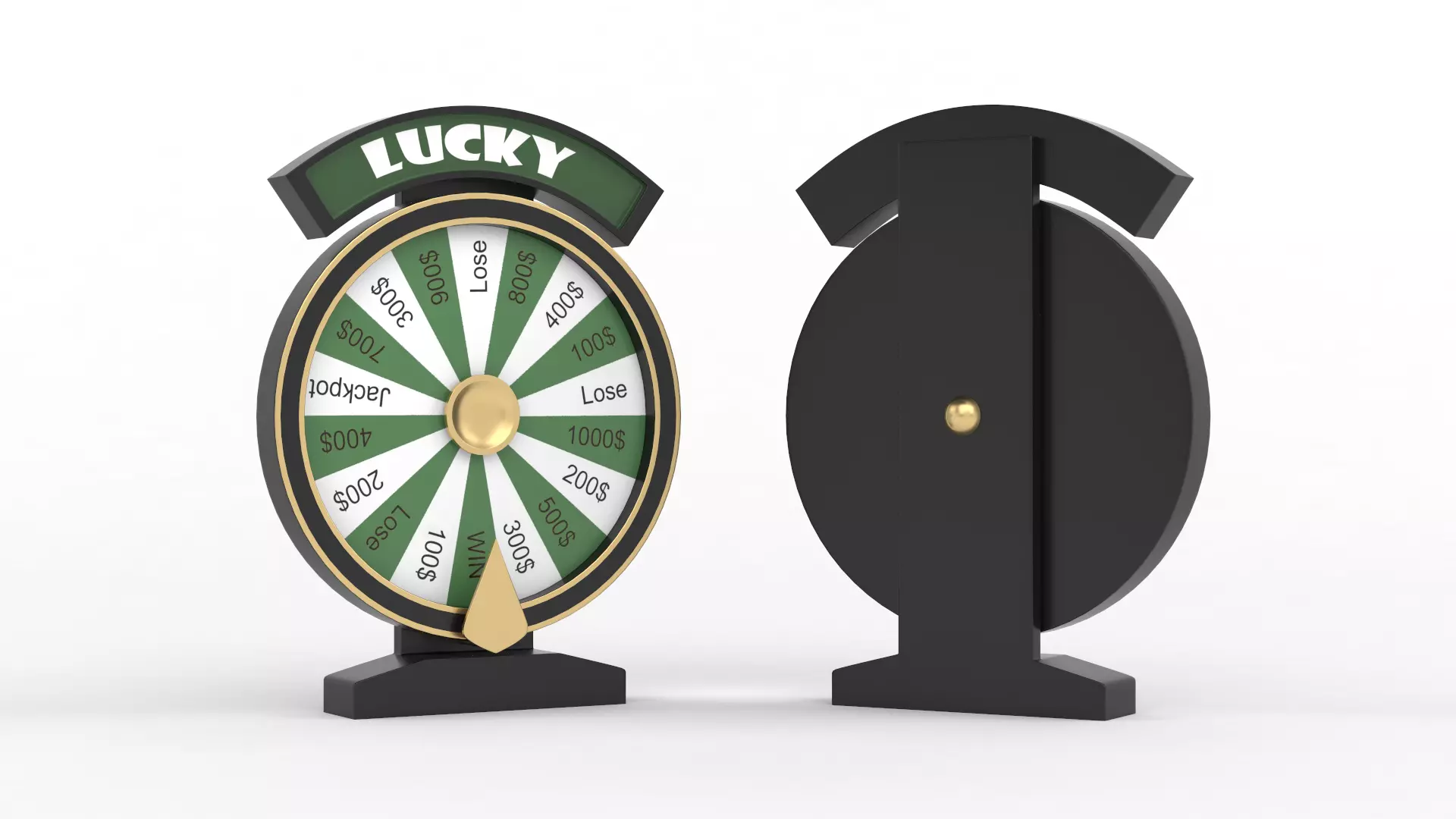 Wheel of Fortune 3D model_0