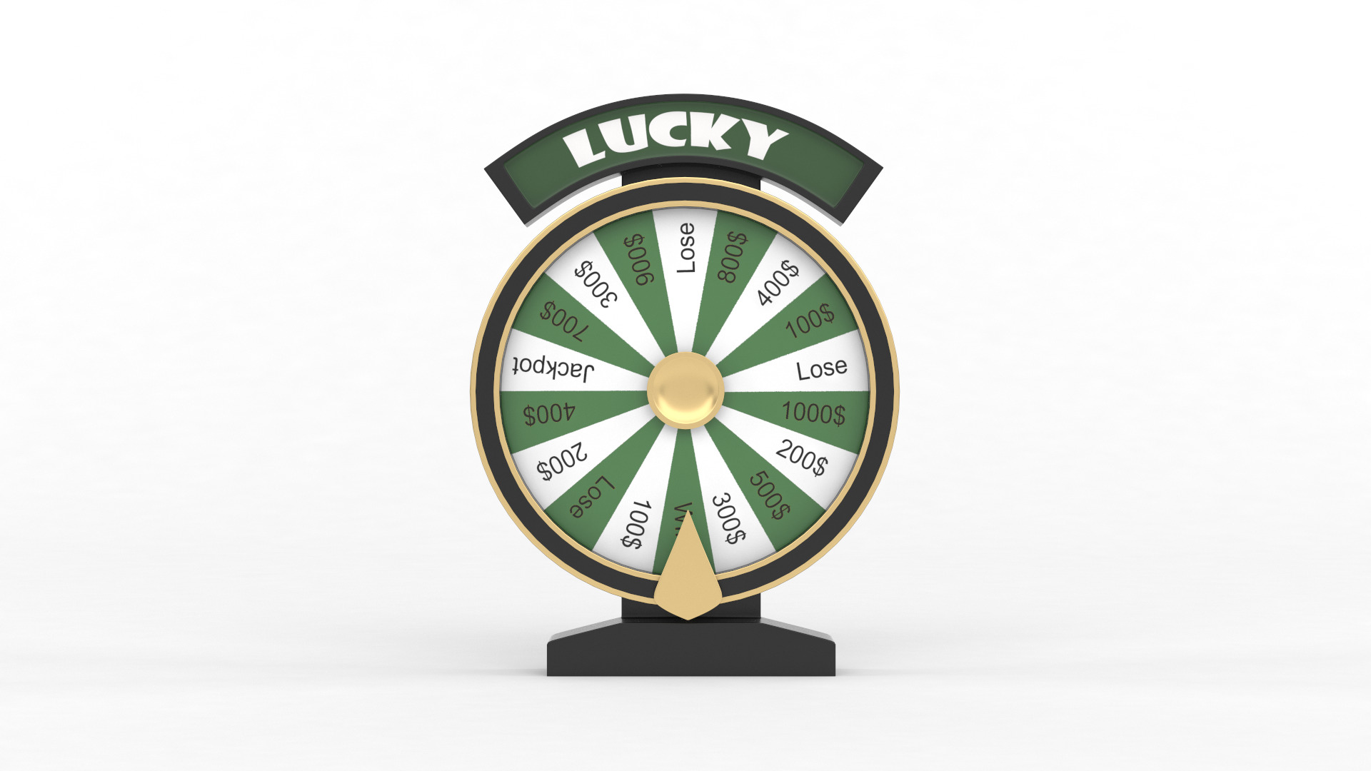 Wheel of Fortune 3D model_1