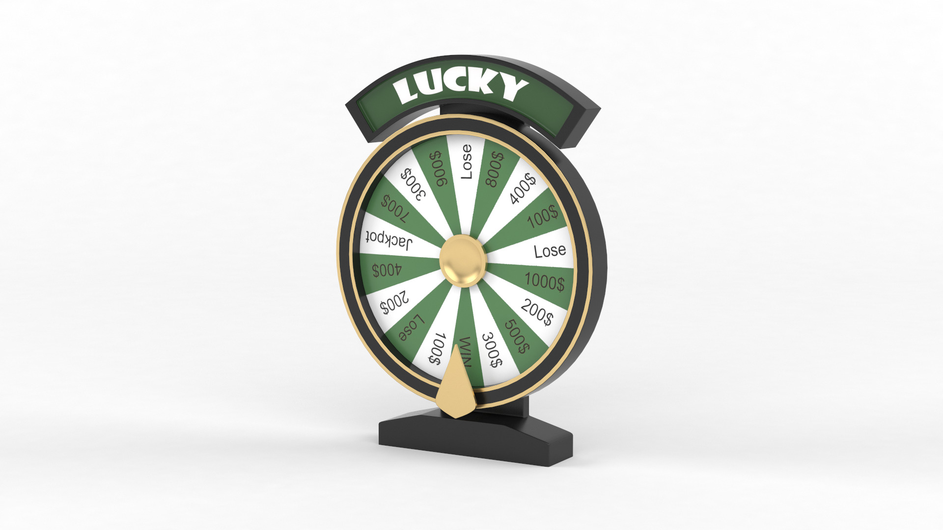 Wheel of Fortune 3D model_2