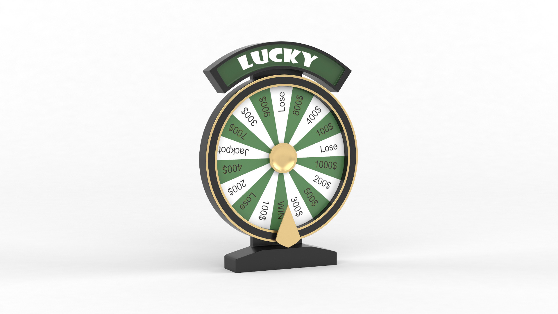 Wheel of Fortune 3D model_4