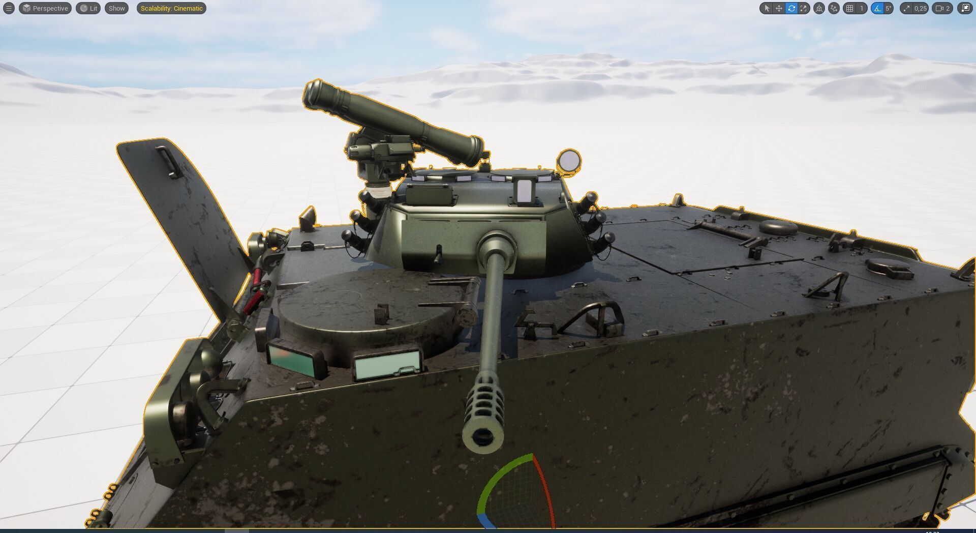 M-113 APC Carrier 3D model_12