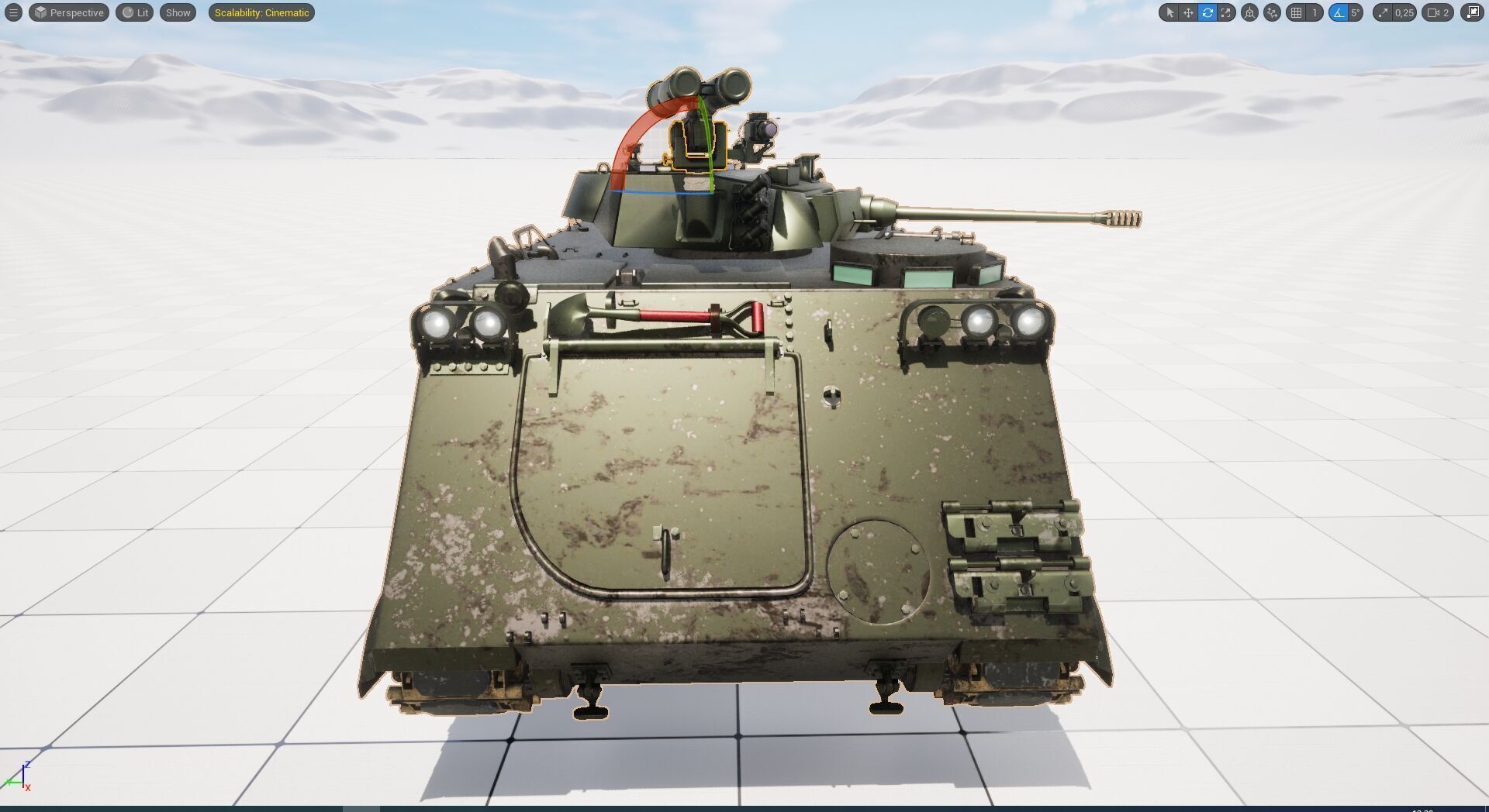 M-113 APC Carrier 3D model_8