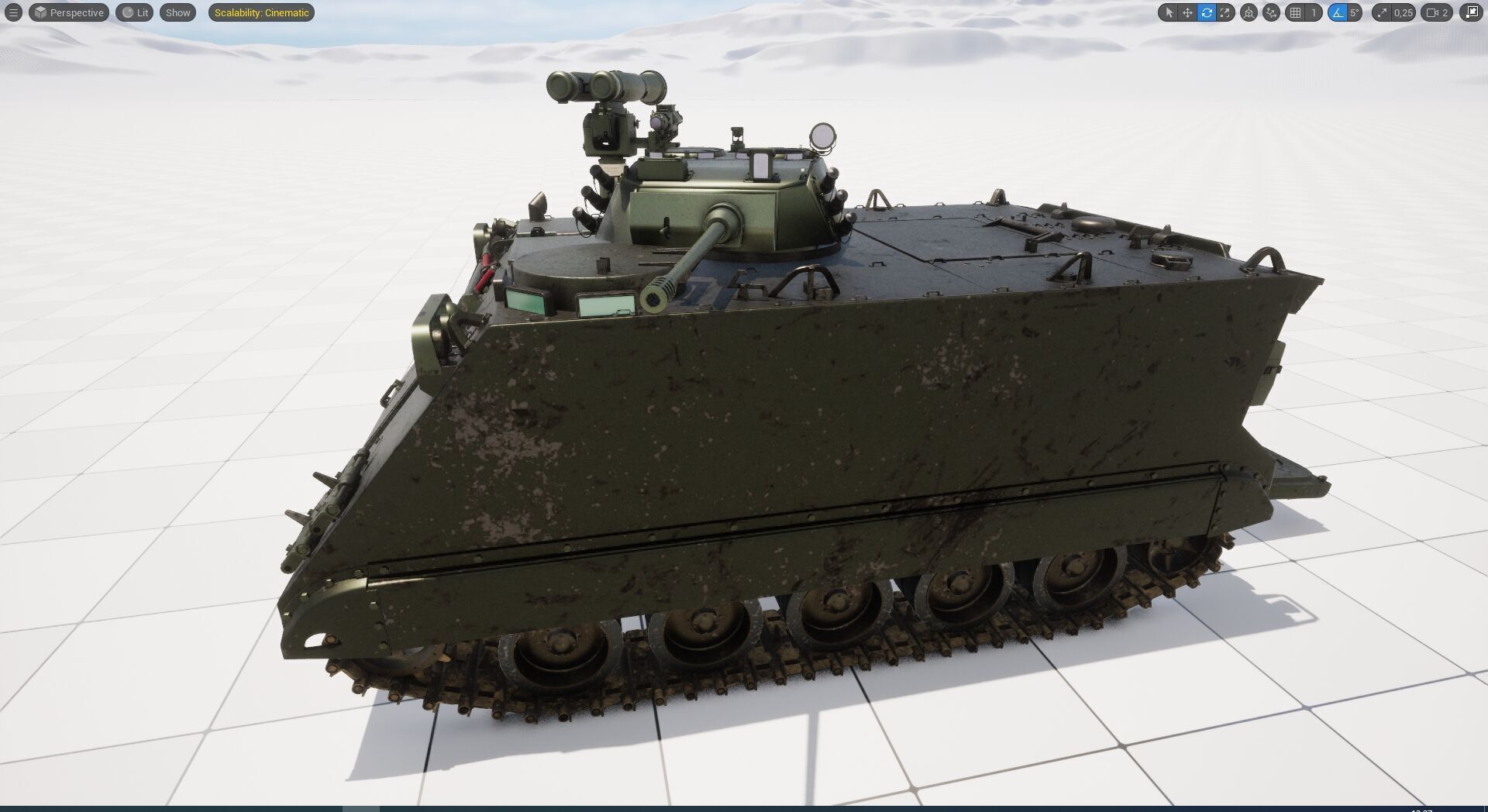 M-113 APC Carrier 3D model_7