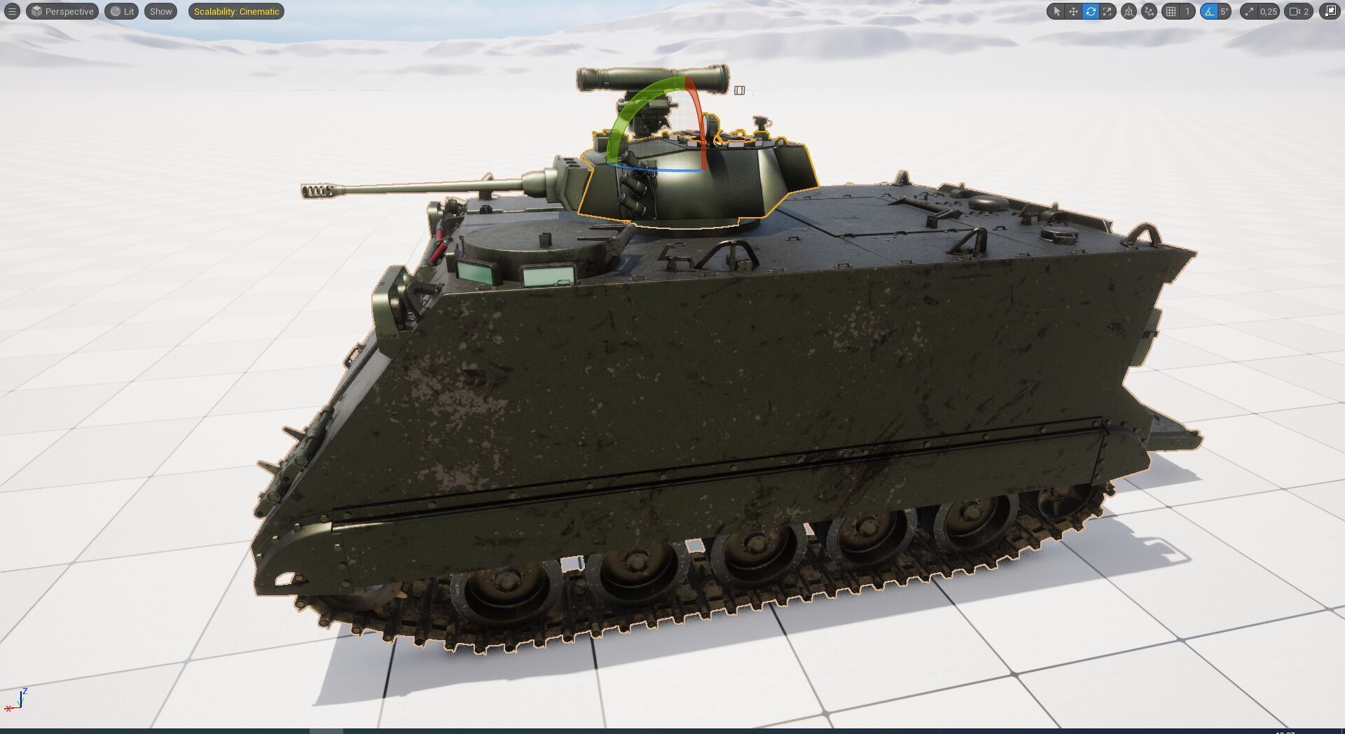 M-113 APC Carrier 3D model_6