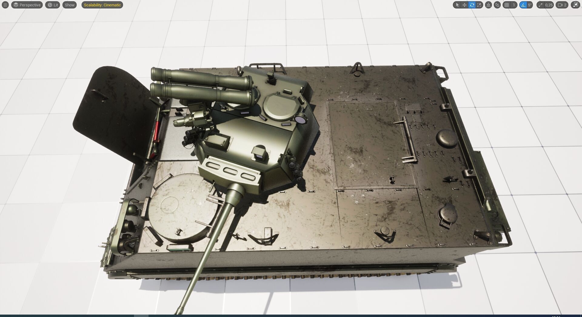 M-113 APC Carrier 3D model_13