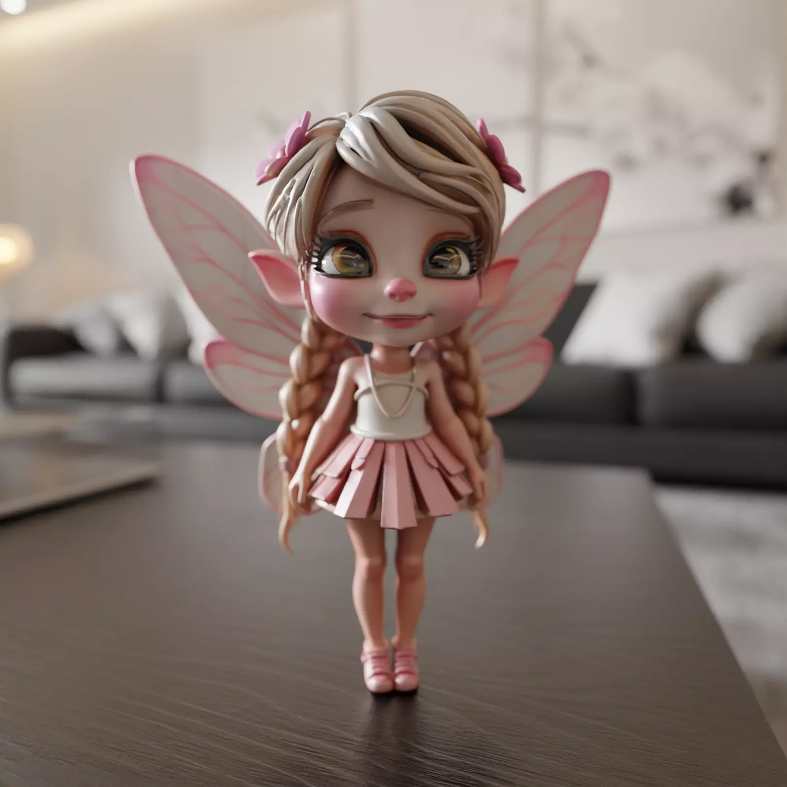 cute fairy 3D print model_0