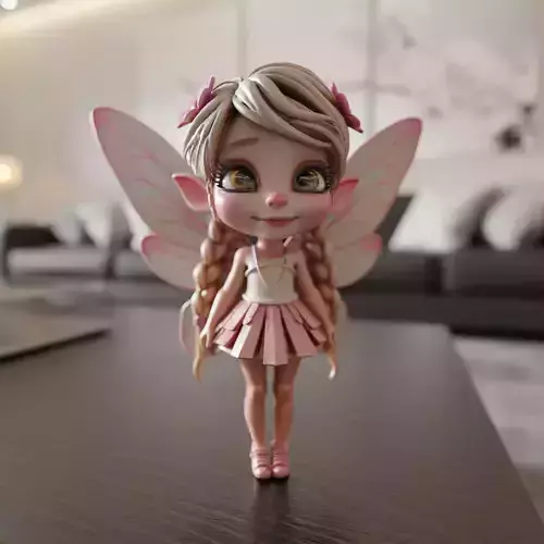 cute fairy 3D print model