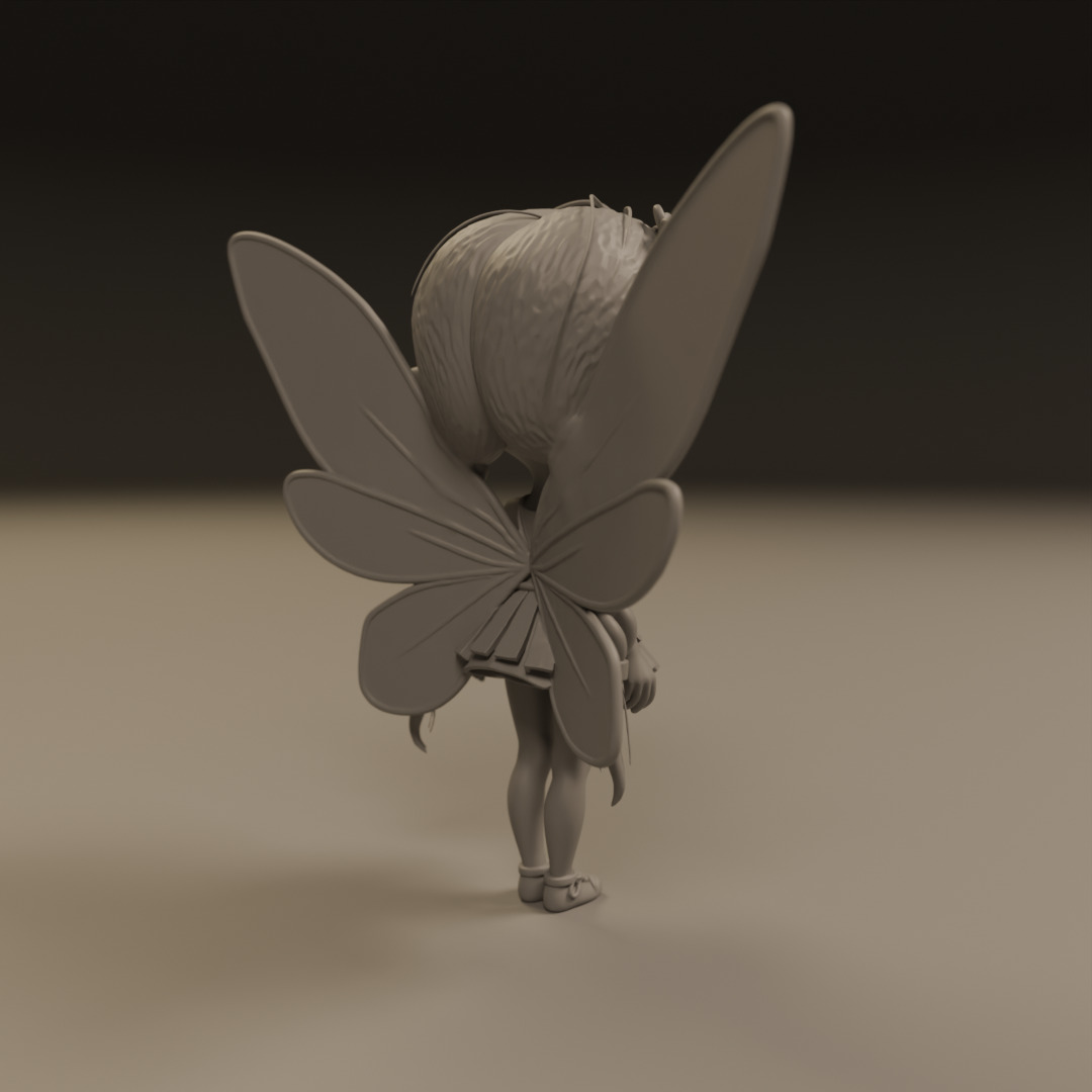 cute fairy 3D print model_6