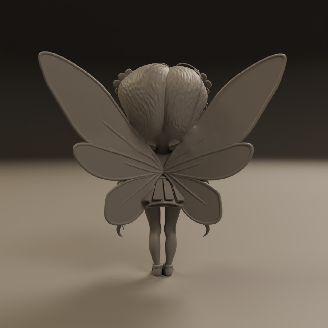 cute fairy 3D print model_3