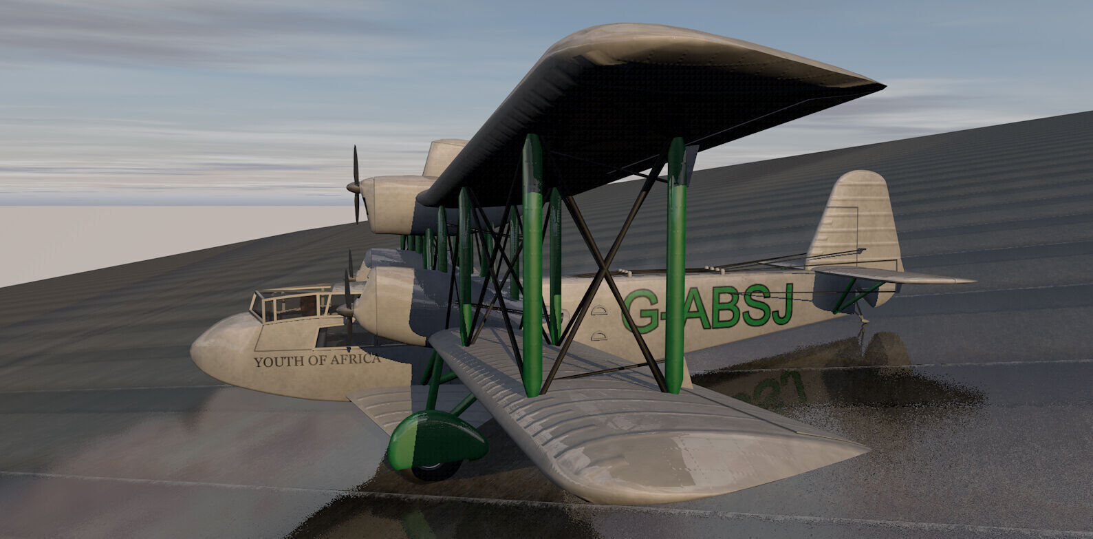 Airspeed AS4 Ferry 3D model_2