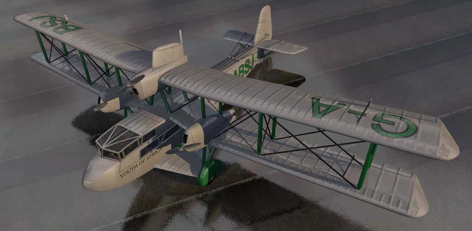 Airspeed AS4 Ferry 3D model_0