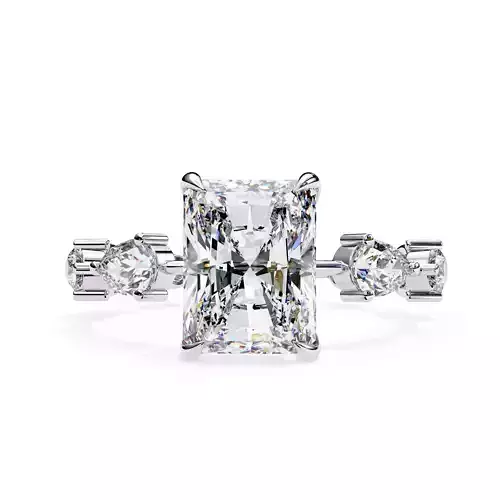 PRINCESS DIAMOND RING -CAD-162