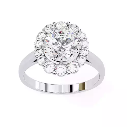 ROUND DIAMOND RING -CAD-163