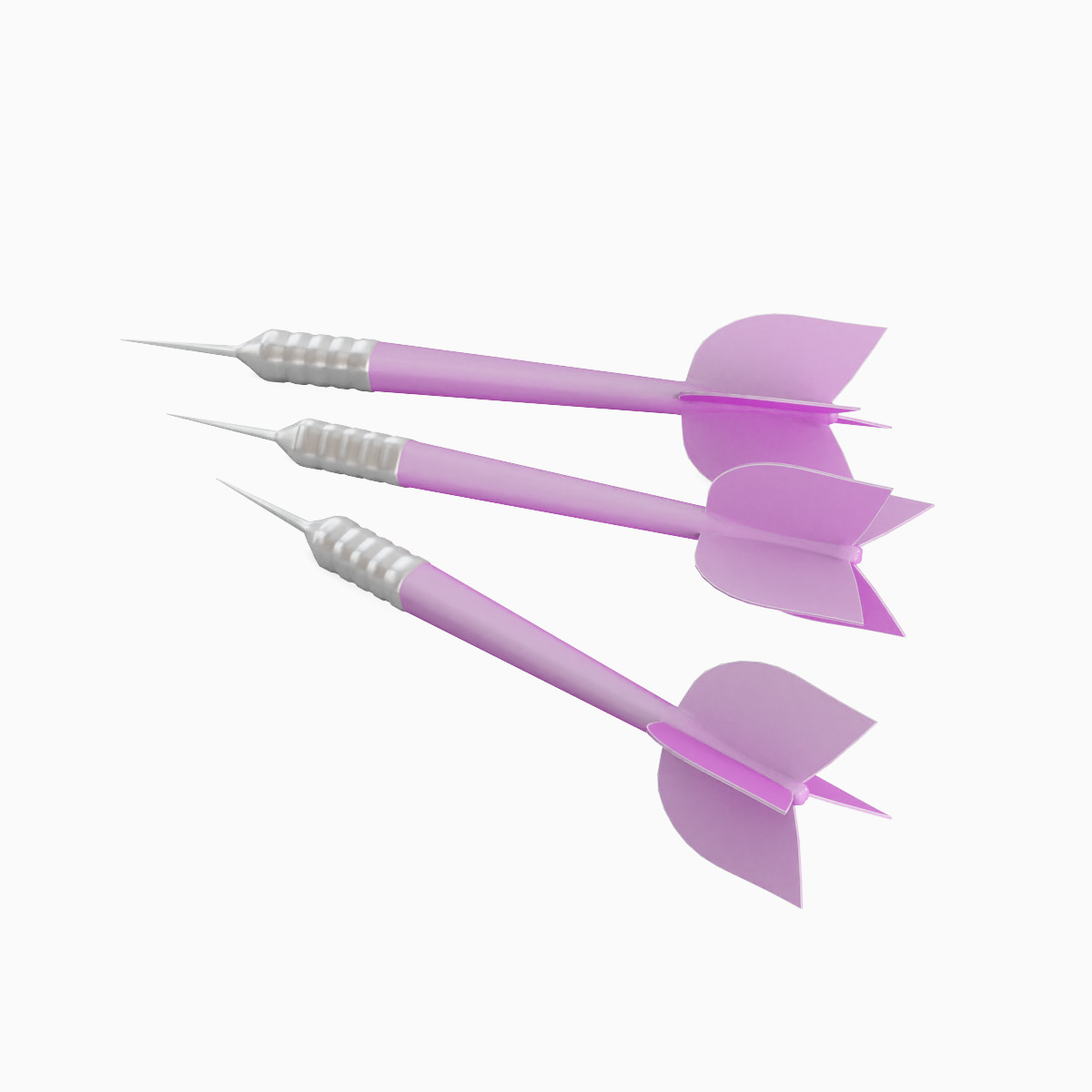 Dart 07 Low-poly 3D model_4