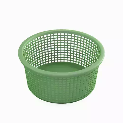 Laundry Plastic Basket 05 Low-poly 3D model