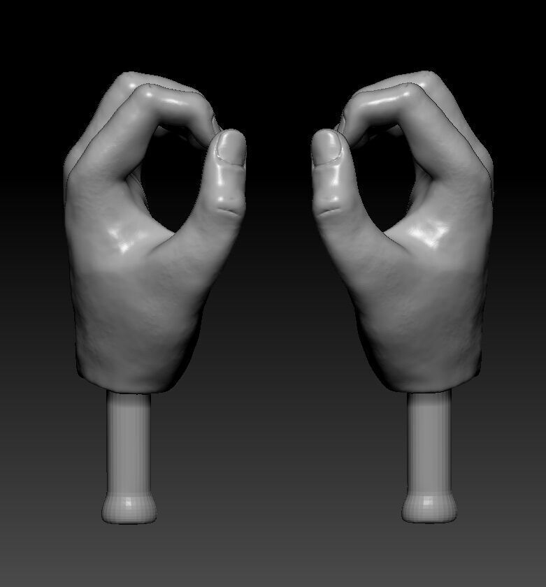 6 hands kit for action figures storm collectibles and macfarlane 3D print model_2