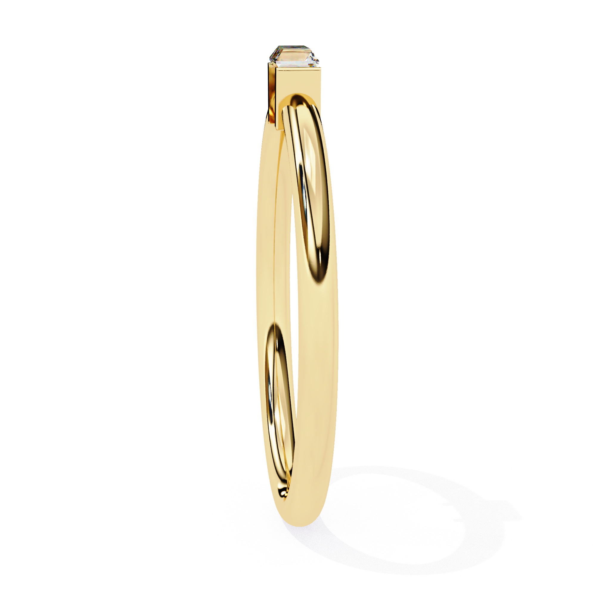 PRINCESS DIAMOND RING -CAD-183 3D model_10