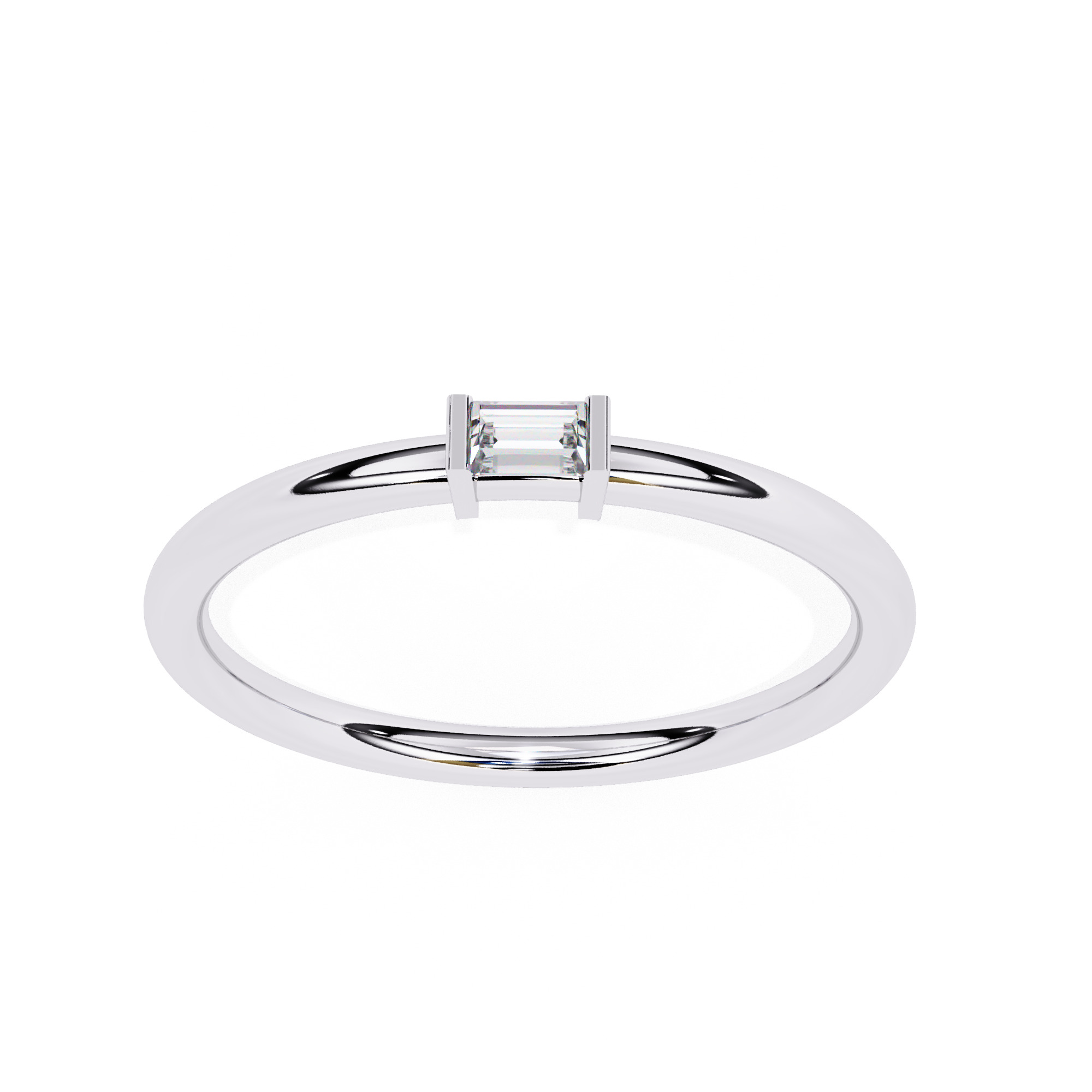 PRINCESS DIAMOND RING -CAD-183 3D model_3