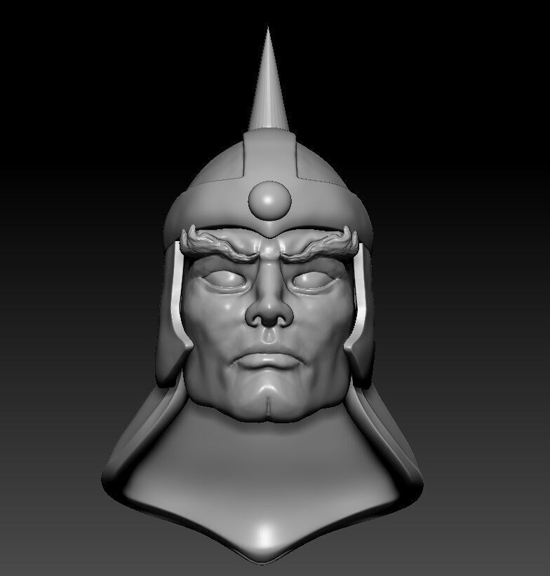 YONG JAGA Thundercats head action figure 3D print model_4