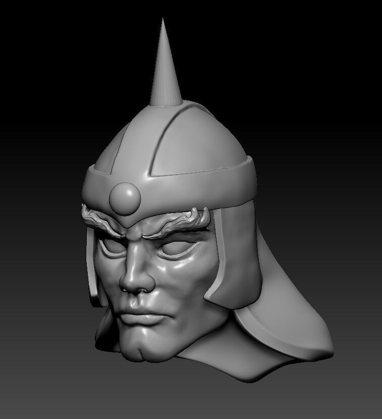 YONG JAGA Thundercats head action figure 3D print model_5