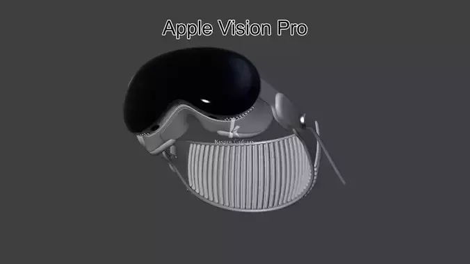 Apple Vision Pro 3D print model