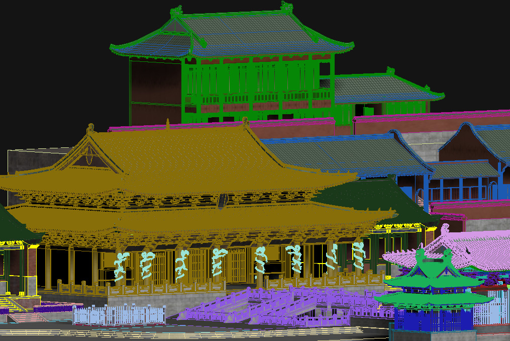 Ancient Chinese architecture 3D model_17