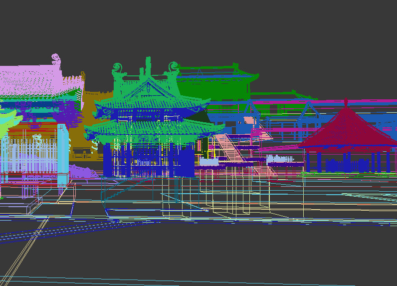 Ancient Chinese architecture 3D model_14
